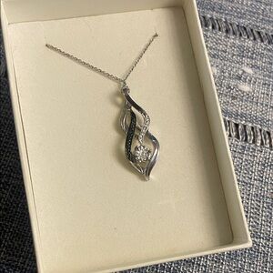 Kay Jewelers Silver and Diamond Accent Necklace